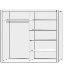 Шафа 4-х FORTE - JULIETTA - JLTS84S