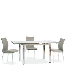 Стіл скляний розкладний SIGNAL - GD-018