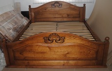 Кровать деревянная дубовая АРТмебель - Афродита - 160 х 200 (190)