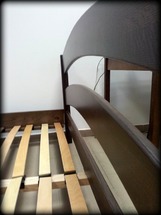 Ліжко дерев'яне дубове АРТмеблі - Вероніка - 80 х 200 (190)