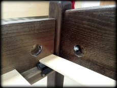 Ліжко дерев'яне дубове АРТмеблі - Вероніка - 80 х 200 (190)