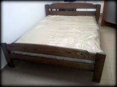 Ліжко дерев'яне дубове АРТмеблі - Едель - 90 х 200 (190)