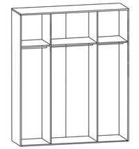 Корпус шафи-купе BRW - F19/200 - wenge