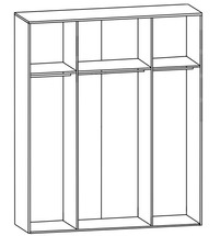 Корпус шафи-купе BRW - F19/200 - dab sonoma