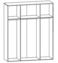 Корпус шафи-купе BRW - F19/230 - dab sonoma