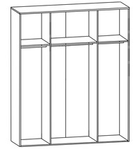 Корпус шафи-купе BRW - F19/230 - wenge