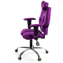 Крісло офісне Kulik System - FLY (антара) - фіолетовий