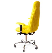 Крісло офісне Kulik System - GALAXY (екошкіра, Zeta) - жовтий