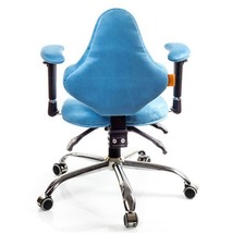 Крісло офісне Kulik System - KIDS (антара) - небесний