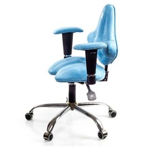 Крісло офісне Kulik System - KIDS (антара) - небесний