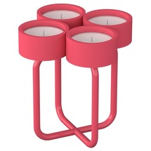 Подсвечник металлический RUDA - Looka4 (розовый)