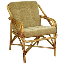 Плетене крісло з ротангу для відпочинку "КВ №1"