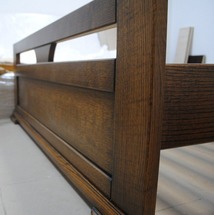 Ліжко дерев'яне дубове АРТмеблі - Модерн - 160 х 200 (190)