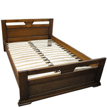 Ліжко дерев'яне дубове АРТмеблі - Модерн - 160 х 200 (190)