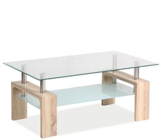 Журнальний столик скляний SIGNAL - Lisa Basic II