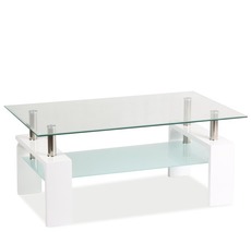 Журнальний столик скляний SIGNAL - Lisa Basic II