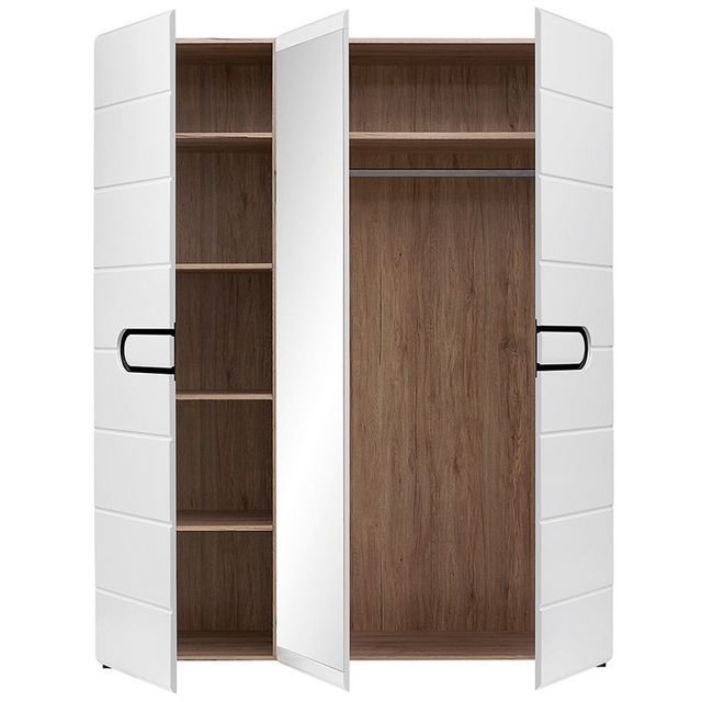 Шкаф 3-х дверный BRW - Byron - SZF2D1L/21/17