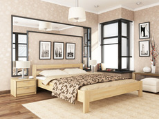 Дерев'яне ліжко Естелла - Рената 140х200 (масив)