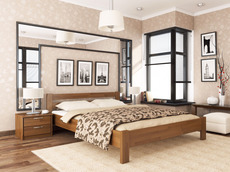 Дерев'яне ліжко Естелла - Рената 140х200 (масив)