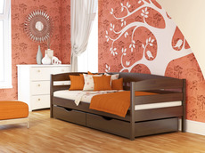 Деревянное односпальная кровать Эстелла - Нота Плюс - 80х190 (щит)