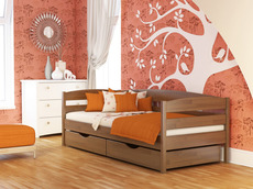 Деревянное односпальная кровать Эстелла - Нота Плюс - 80х190 (щит)