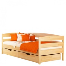 Деревянное односпальная кровать Эстелла - Нота Плюс - 90х200 (щит)