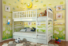 Двоярусне дитяче ліжко Arbor Drev - Смайл - 90x200 (сосна)