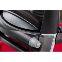 Крісло офісне Special4You - FULKRUM DEEPRED FABRIC, BLACK MESH (E0635)