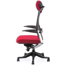 Крісло офісне Special4You - FULKRUM DEEPRED FABRIC, BLACK MESH (E0635)