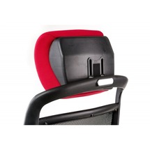 Крісло офісне Special4You - FULKRUM DEEPRED FABRIC, BLACK MESH (E0635)