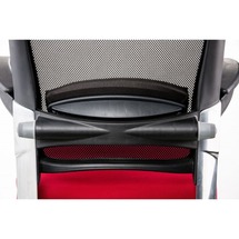 Крісло офісне Special4You - FULKRUM DEEPRED FABRIC, BLACK MESH (E0635)