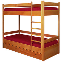 Двухъярусная детская кровать Пурий-Мастер - Сонько - 90x200 (бук)