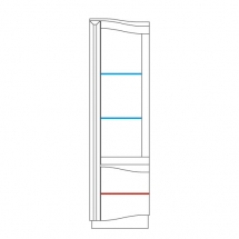 Вітрина 1-но дверна MEBIN - Diuna - 1DS1D prawa