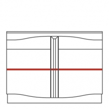 Комод MEBIN - Diuna - 2D2SZ