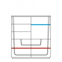 Бар MEBIN - Maganda - Szafka z barkiem 3D3SZ