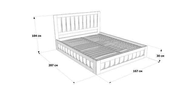  Кровать  Дримка - Амелия - 140x200 (с подьемным механизмом)