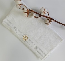 Рушник махровий Maison D'or Elegance Marine 50x100 White