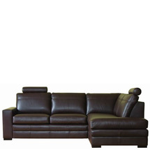 Кожаный уголок Helvetia Furniture - Lavello - 2,5 F-OTM/BK