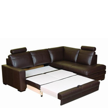 Кожаный уголок Helvetia Furniture - Lavello - 2,5 F-OTM/BK