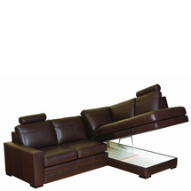 Кожаный уголок Helvetia Furniture - Lavello - 2,5 F-OTM/BK