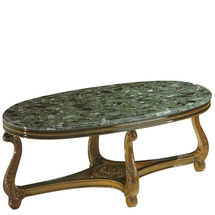 Журнальный столик Galimberti - Piano marmo ovale 105 (мрамор зеленый)