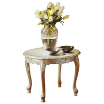 Журнальный столик Galimberti - Tavolino rotondo argento 147 (деревянная столешница)